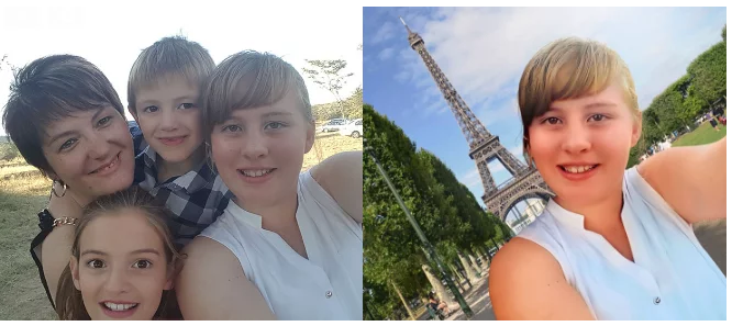 Photoshopped Vacation Photo Before & After